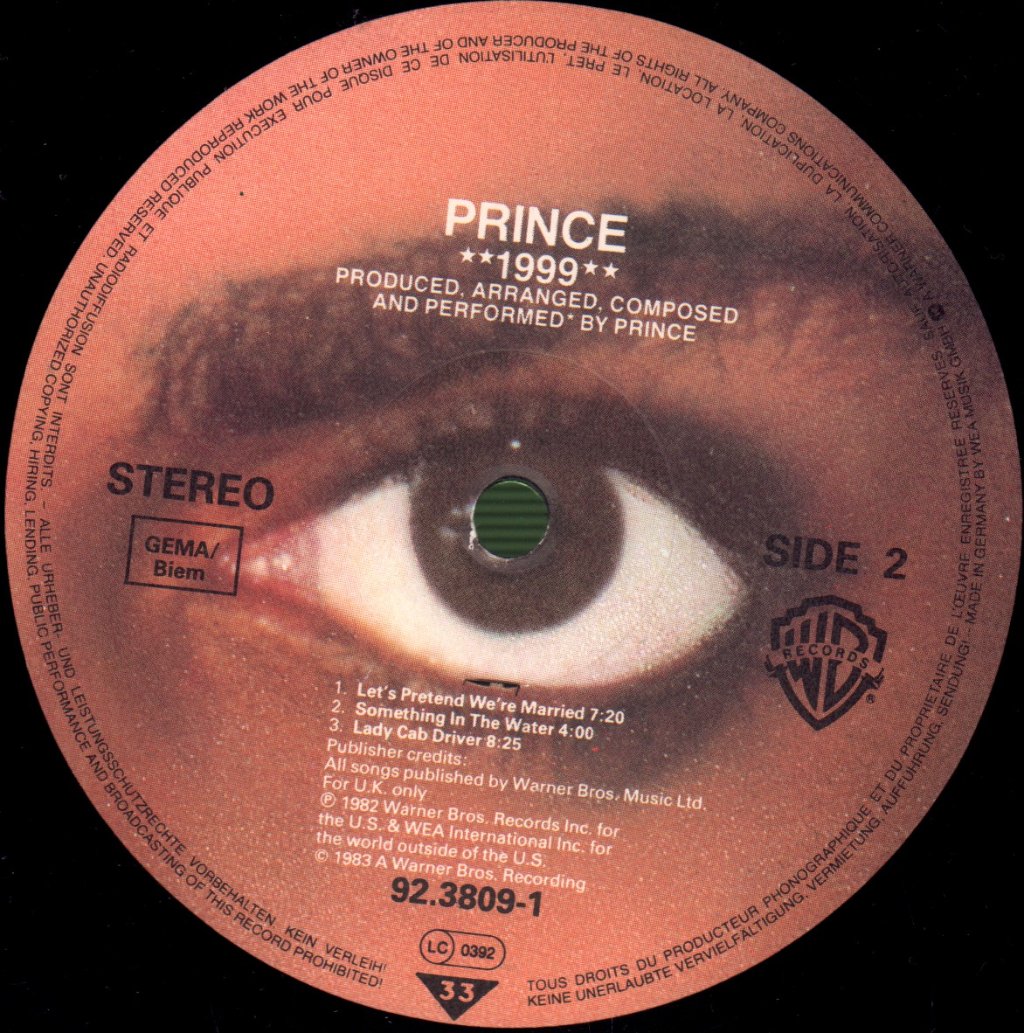 Prince - 1999 - Lp