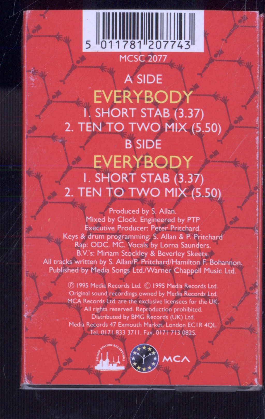 Clock - Everybody - Cassette