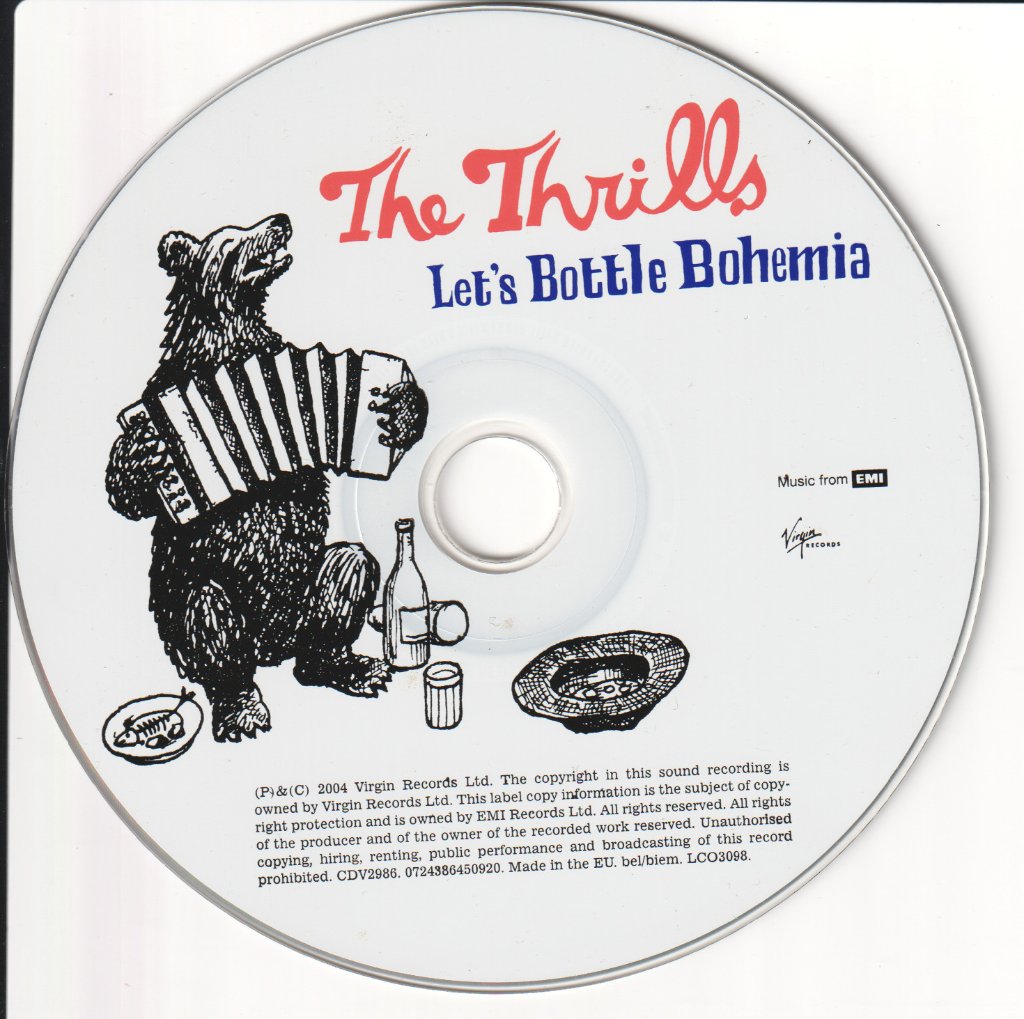 Thrills (Irish) - Let's Bottle Bohemia - Cd