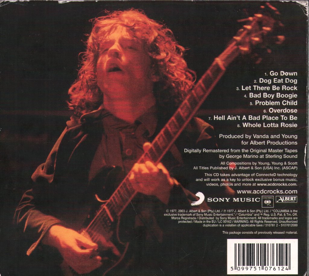 AC/DC - Let There Be Rock - Cd