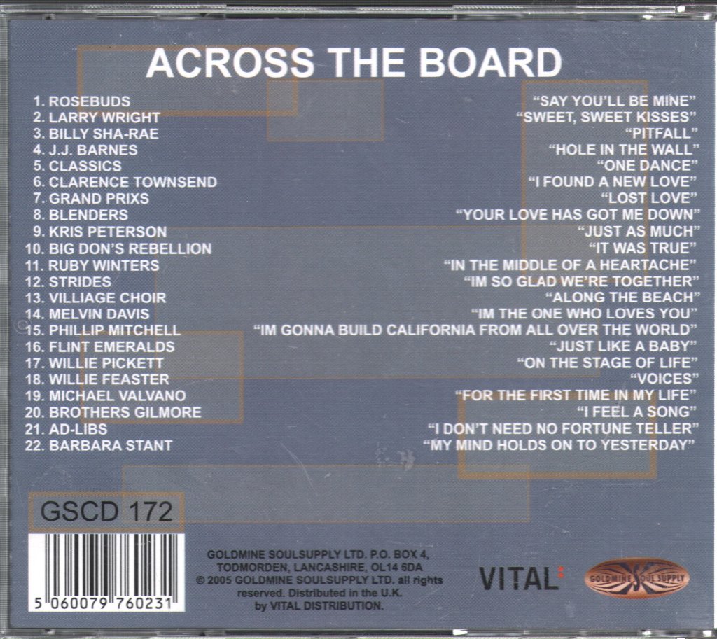 Various Artists - Across The Board Vol 2 - Cd