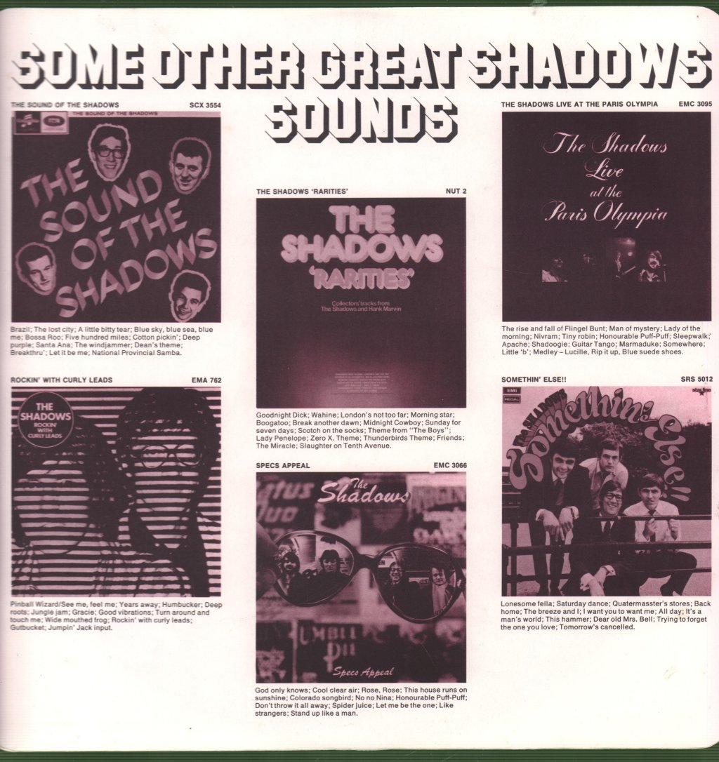 Shadows - 20 Golden Greats - Lp