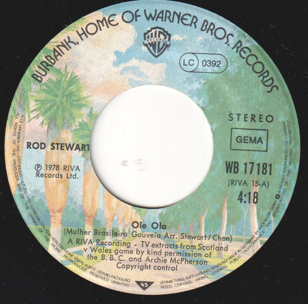 Rod Stewart - Ole Ola - 7 Inch