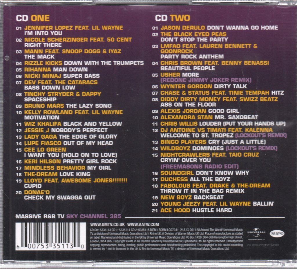 Various Artists - R&B In The Mix - Double Cd
