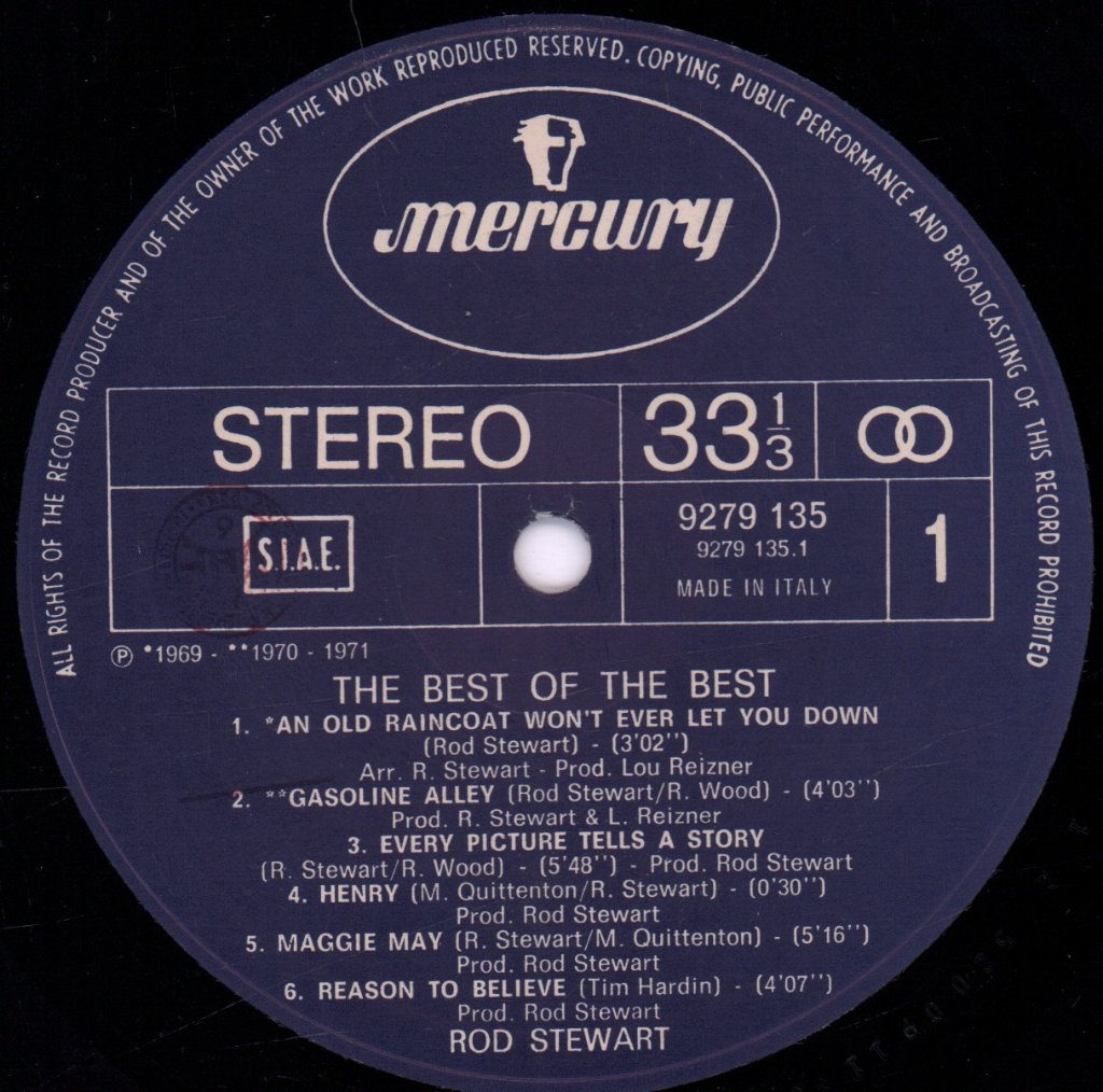 Rod Stewart - Best Of The Best - Lp