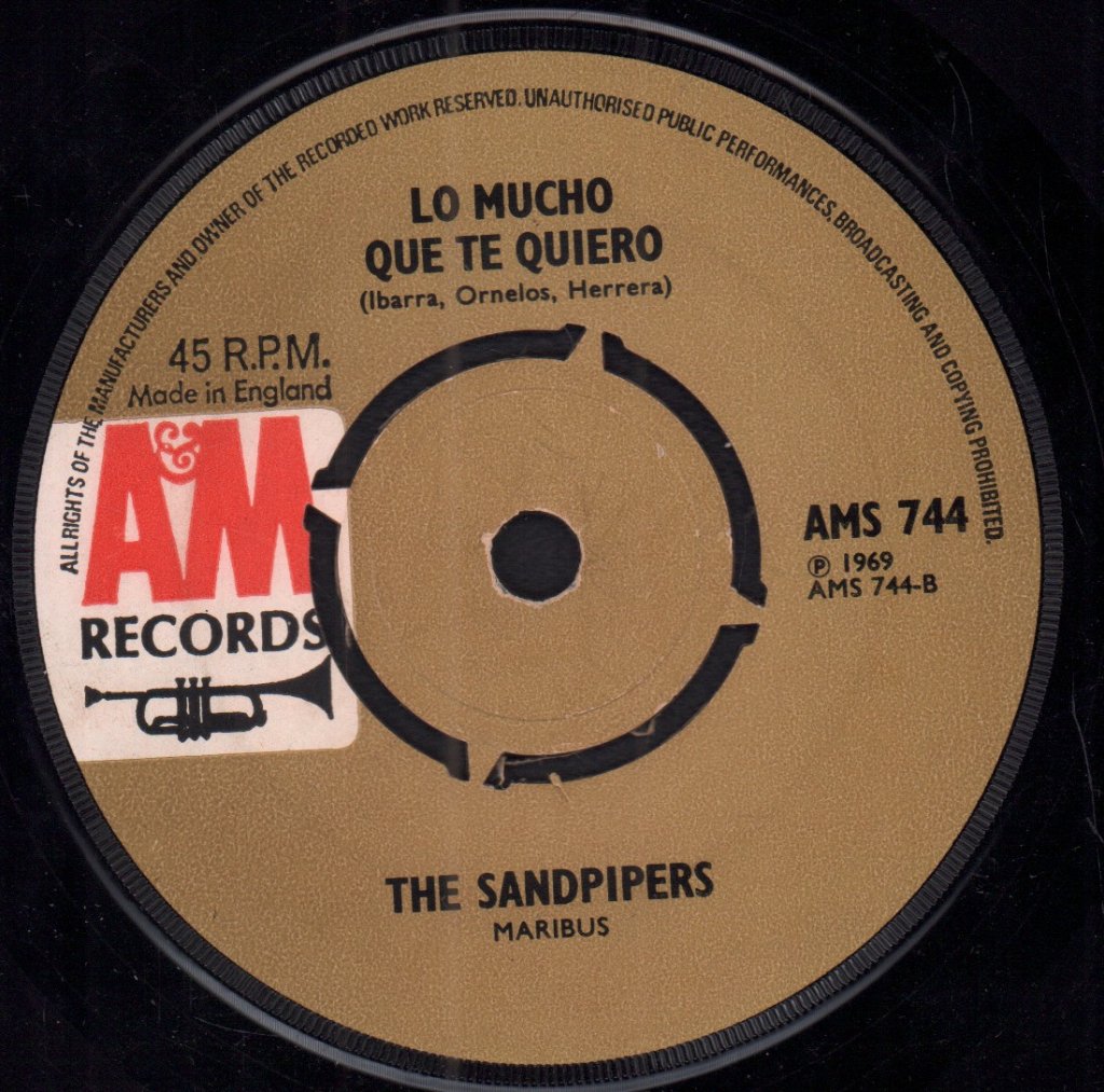 Sandpipers (Easy Listening Group) - Kumbaya - 7 Inch
