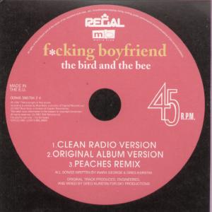 Bird And The Bee - F*Cking Boyfriend - Cd