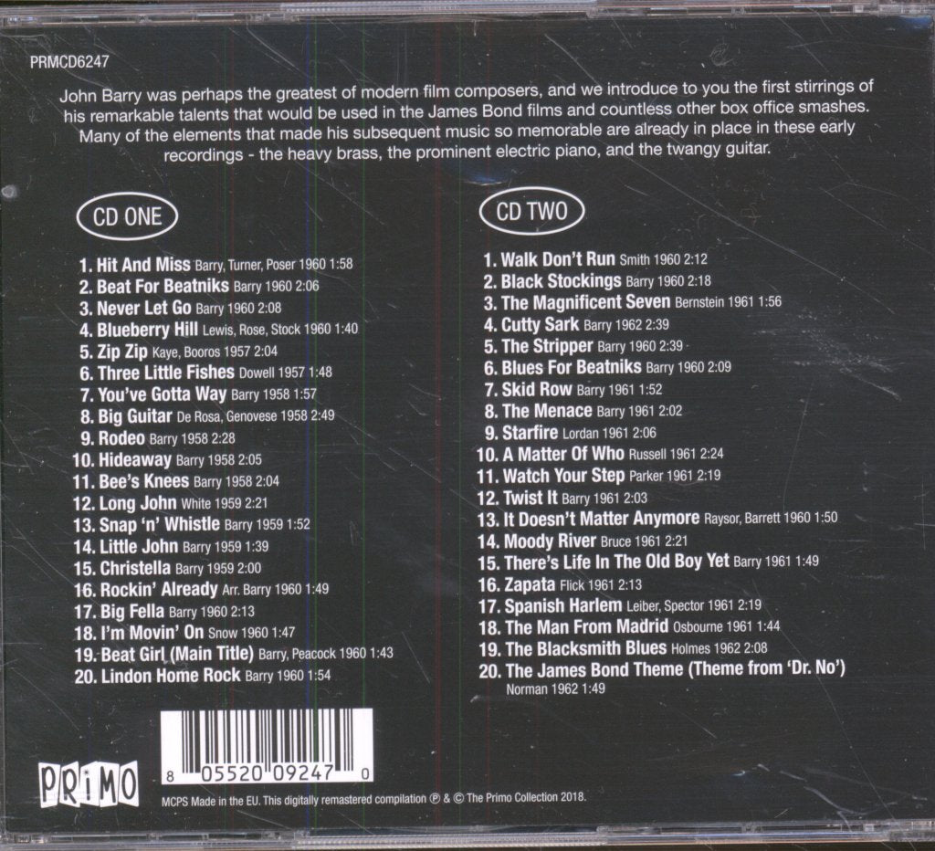 John Barry - Essential Early Recordings - Double Cd