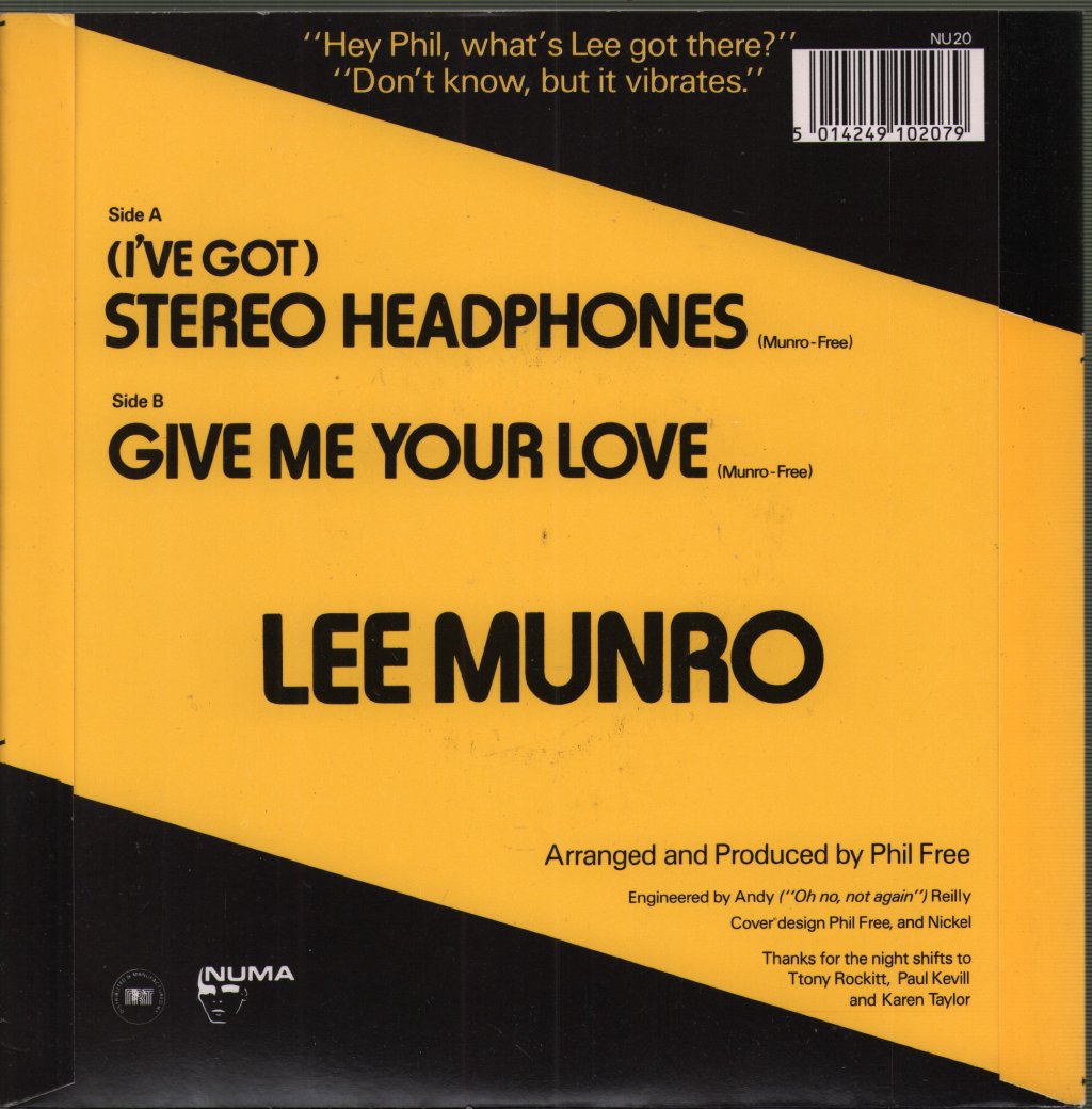 Lee Munro - (I've Got) Stereo Headphones - 7 Inch