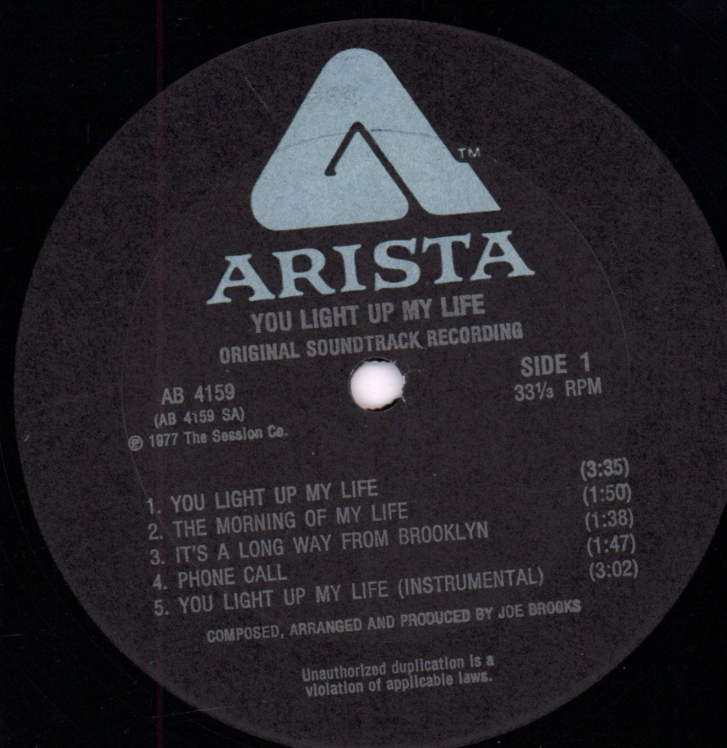 Joe Brooks - You Light Up My Life - Lp