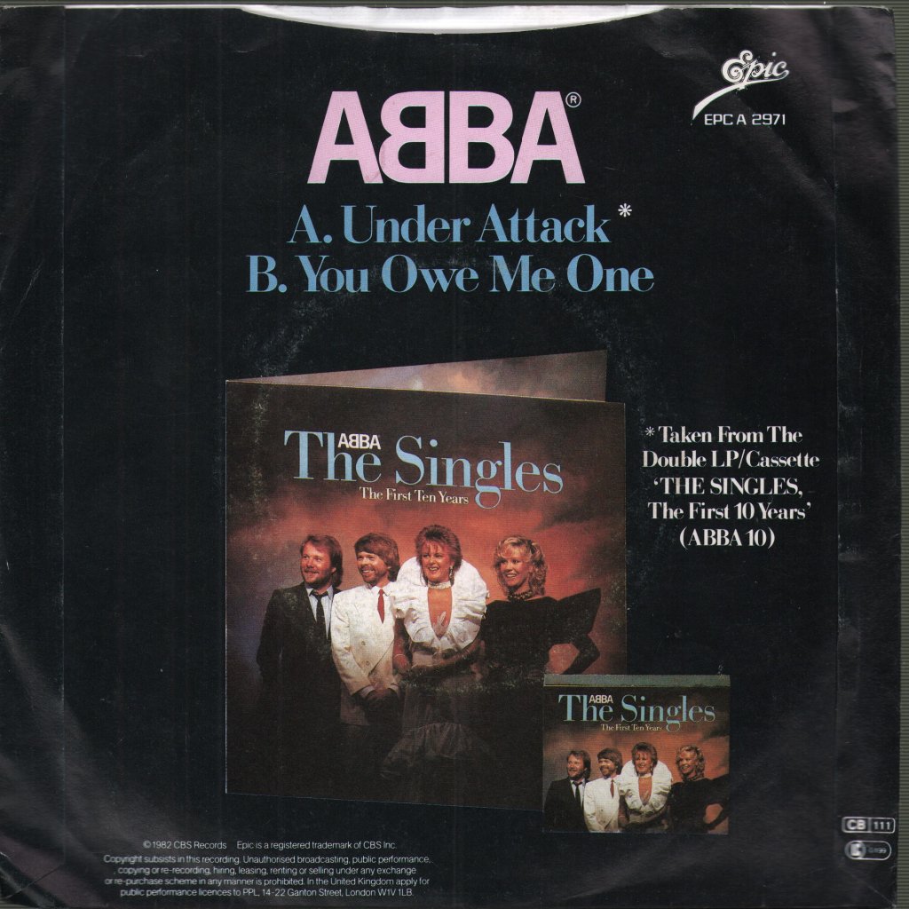 ABBA - Under Attack - 7 Inch