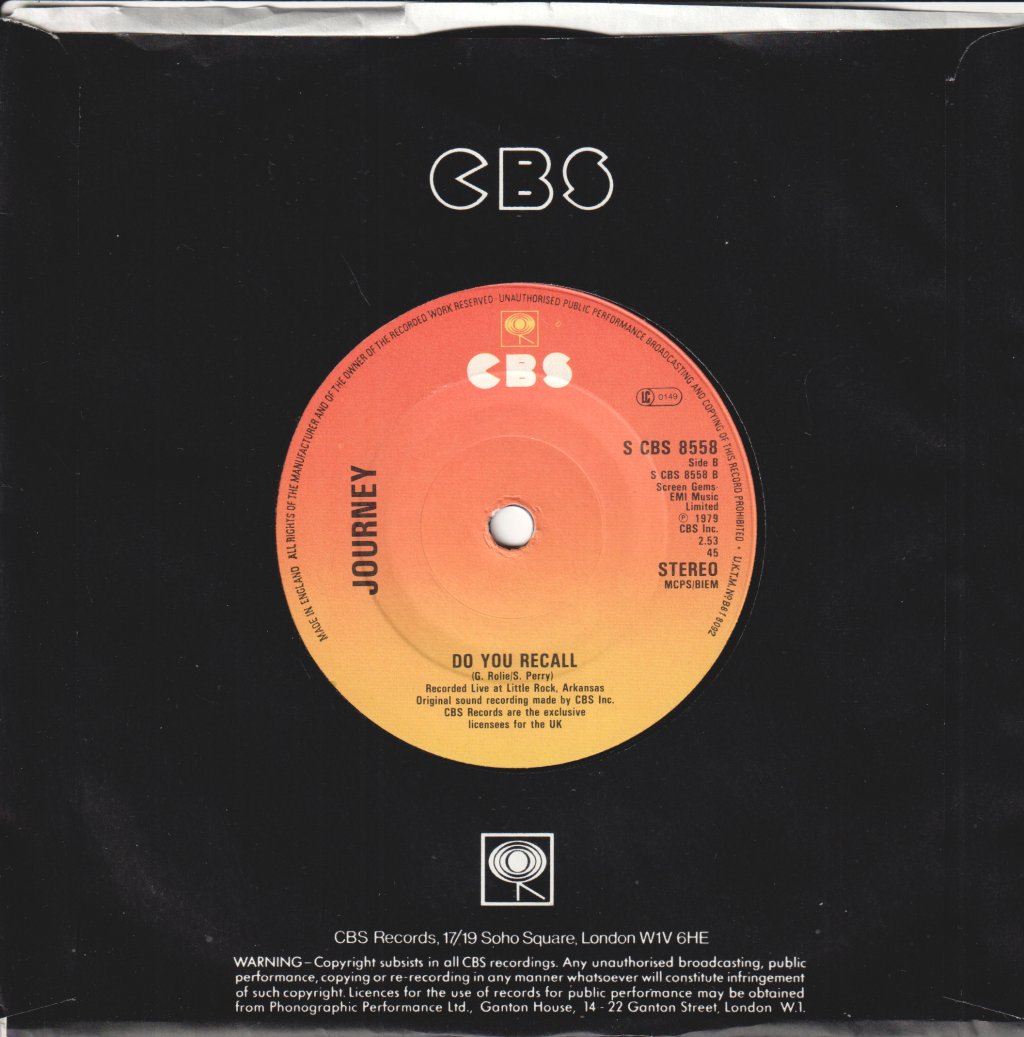 Journey - Any Way You Want It - 7 Inch