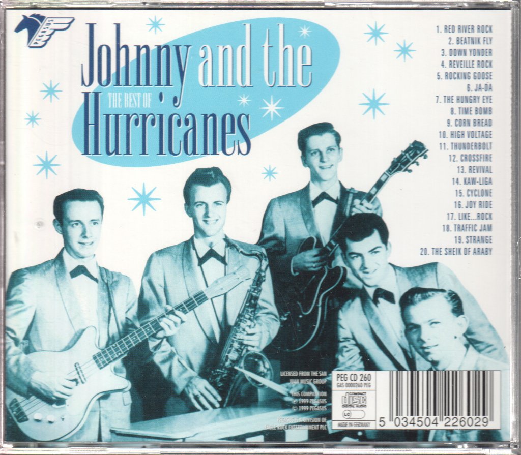 Johnny And The Hurricanes - Best Of Johnny And The Hurricanes - Cd