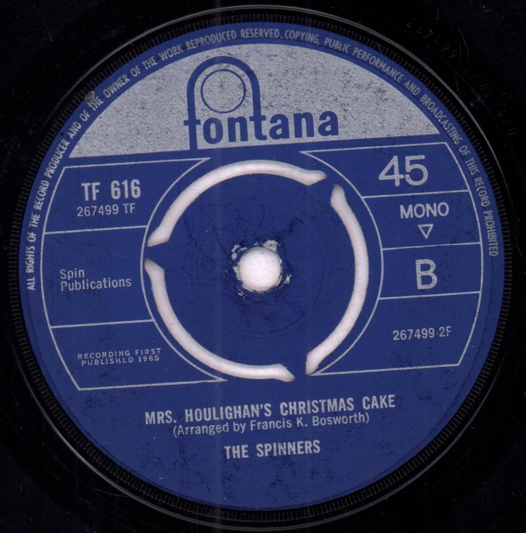 Spinners (Folk Group) - Orange And The Green - 7 Inch