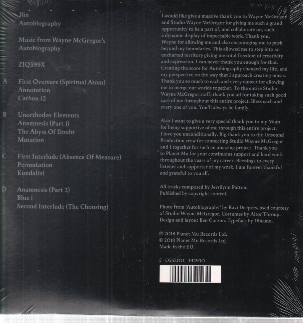 Jlin - Autobiography - Double Lp