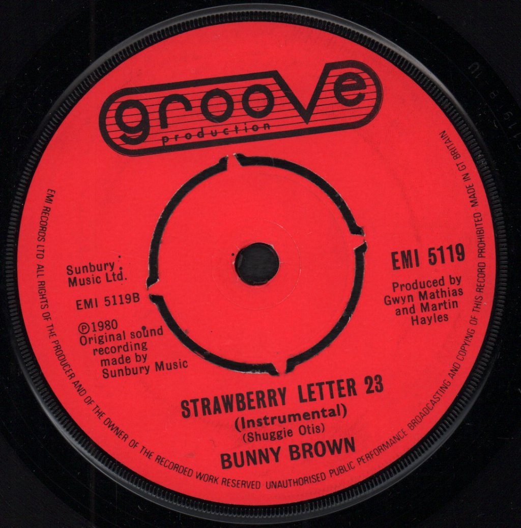 Bunny Brown - Strawberry Letter 23 - 7 Inch