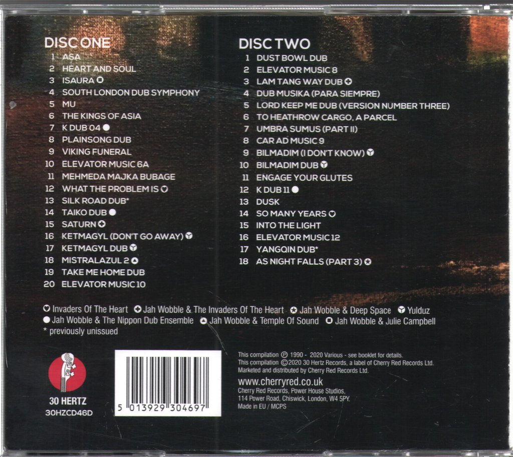 Jah Wobble - In Dub II - Double Cd