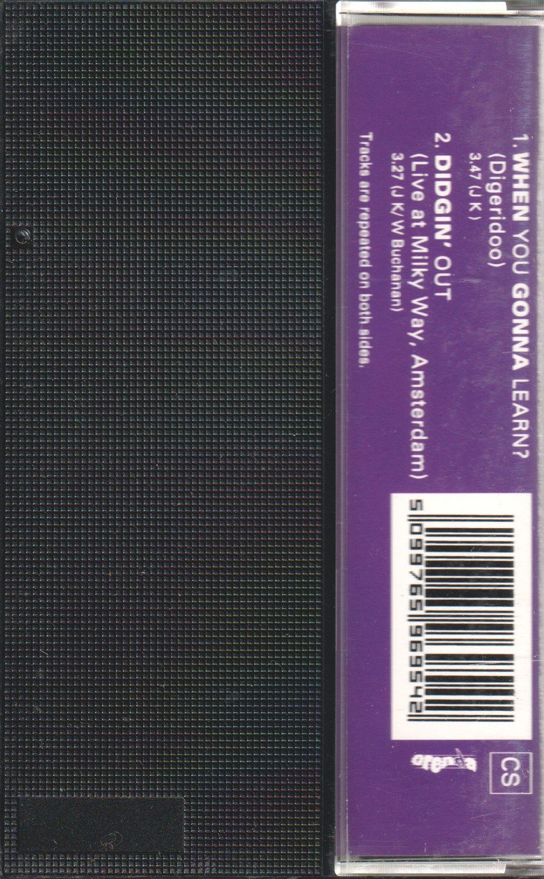 Jamiroquai - When You Gonna Learn - Cassette