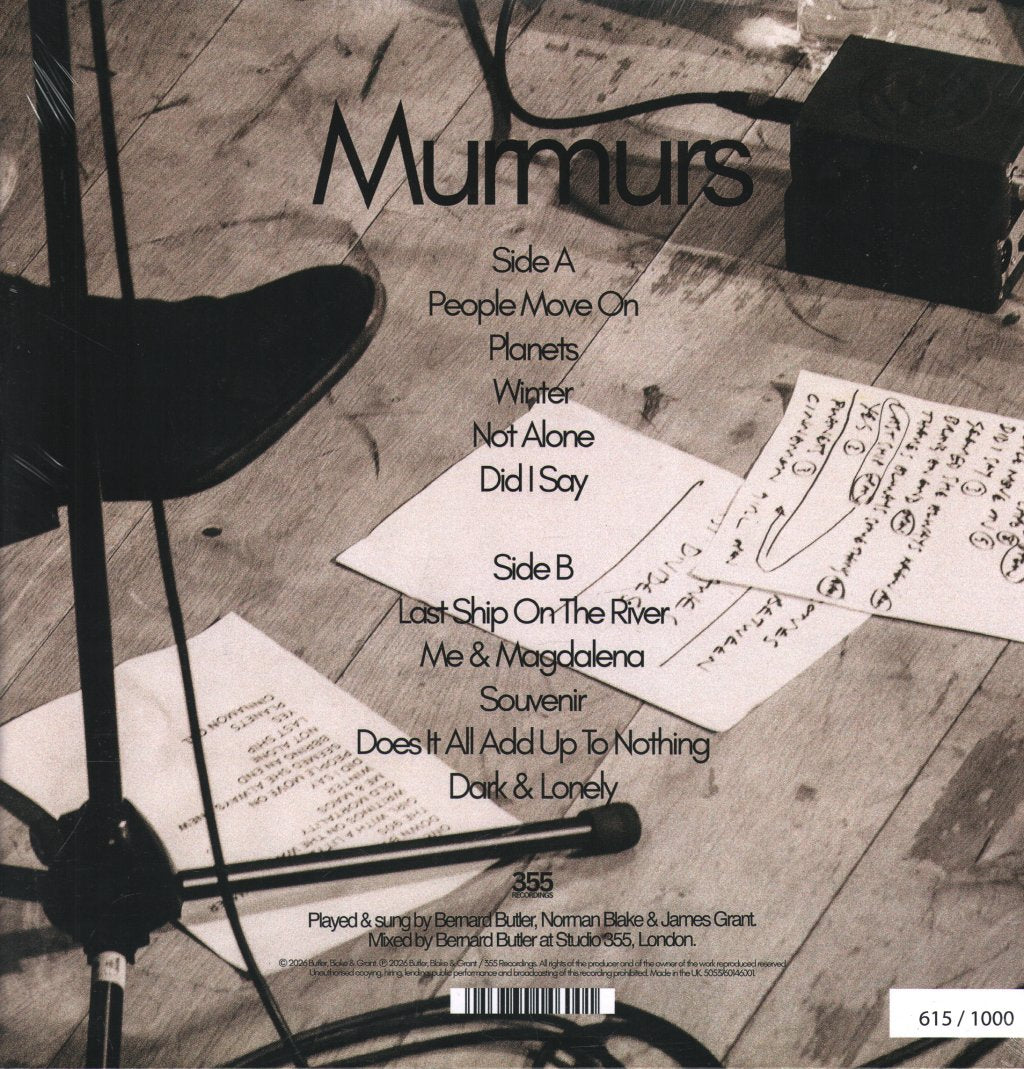 Butler, Blake & Grant - Murmurs - Lp