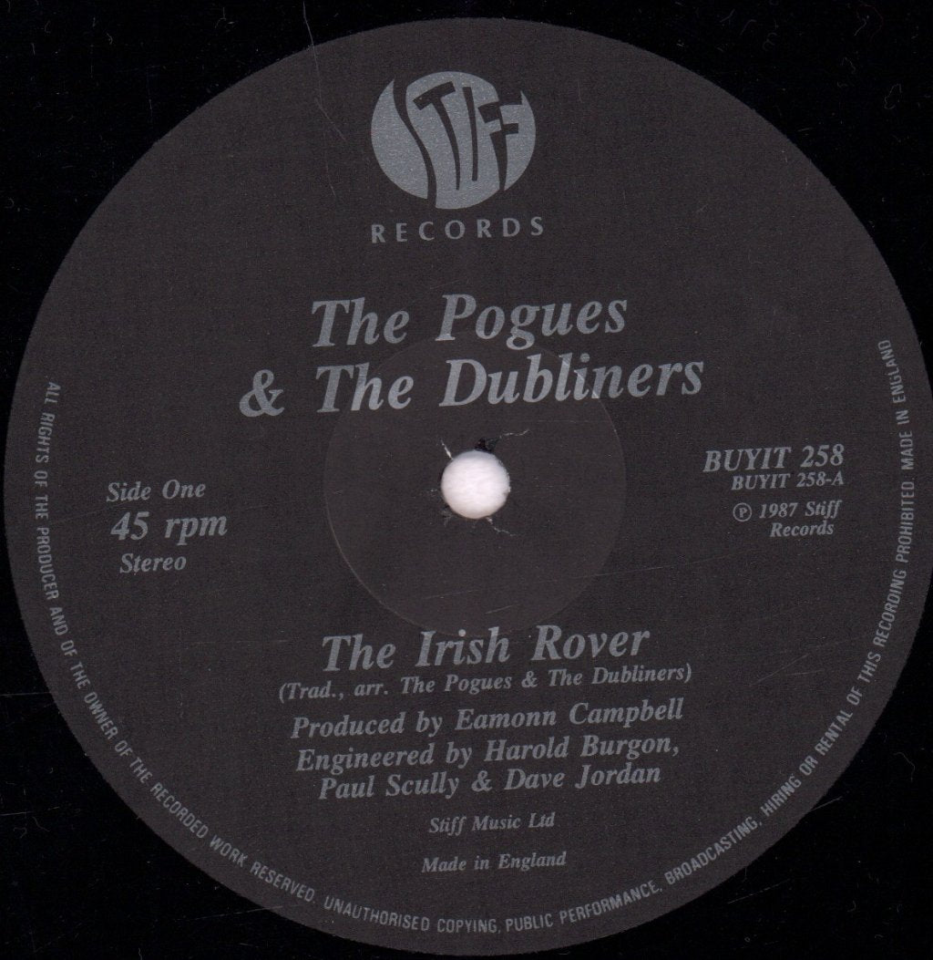 Pogues And The Dubliners - Irish Rover - 12 Inch