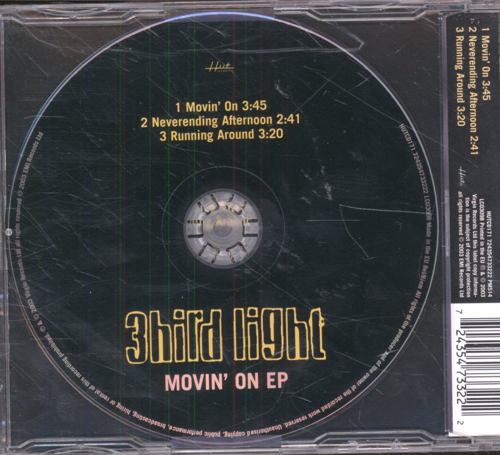 3Hird Light - Movin' On EP - Cd
