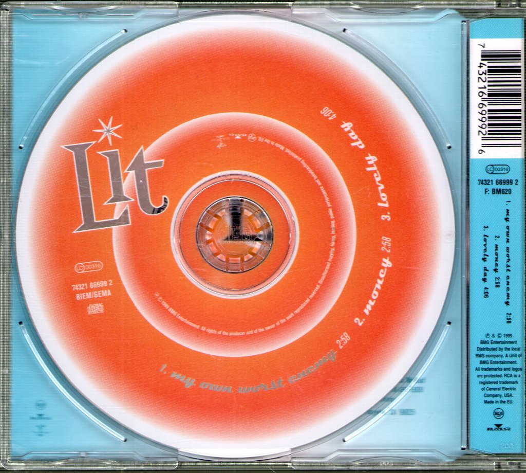 Lit - My Own Worst Enemy - Cd