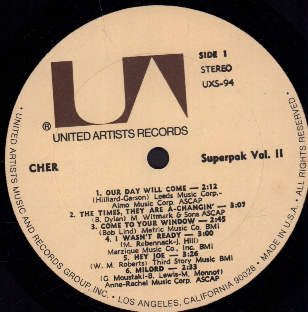 Cher - Superpak Vol 2 - Double Lp