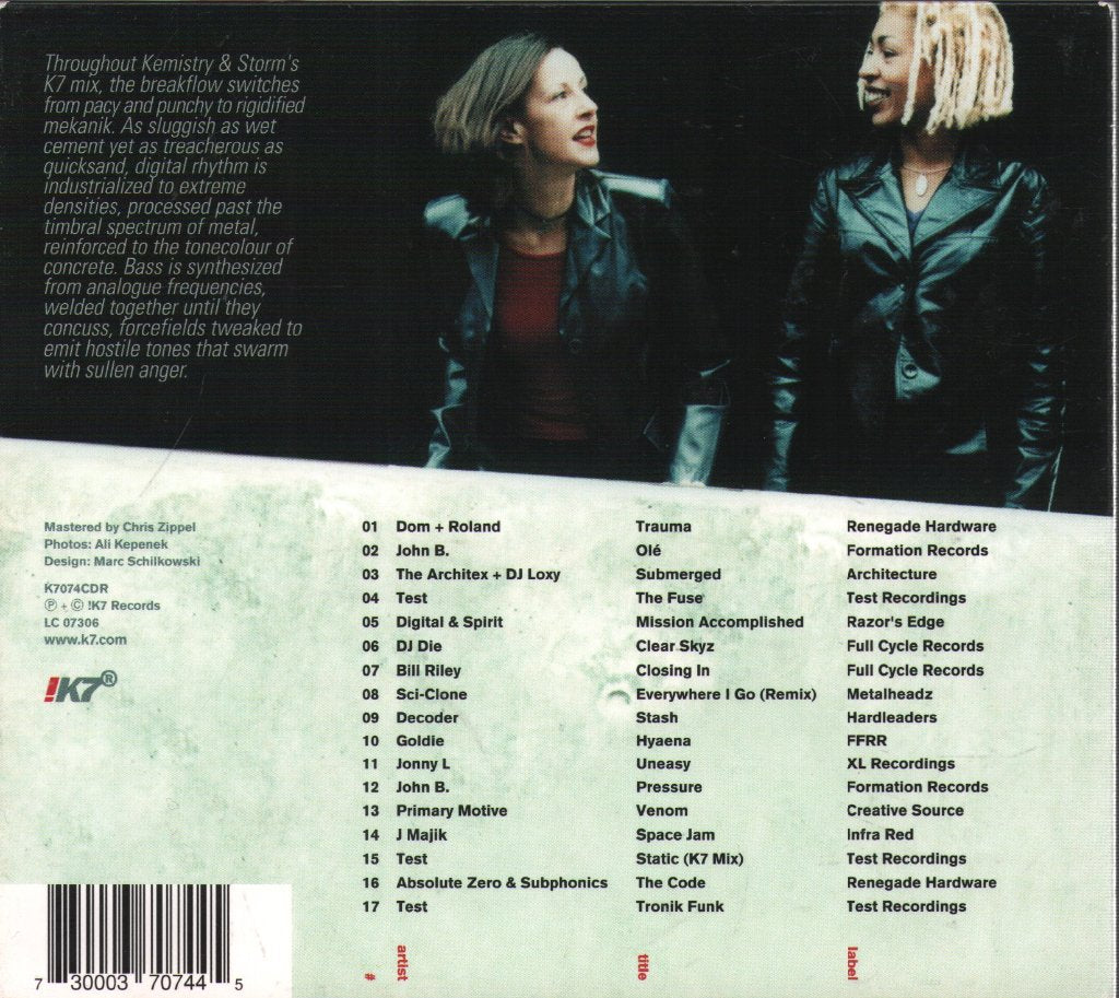 Kemistry & Storm - DJ-Kicks: - Cd