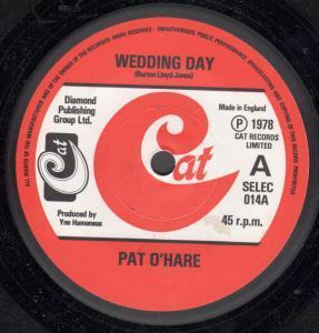 Pat O'hare - Wedding Day - 7 Inch