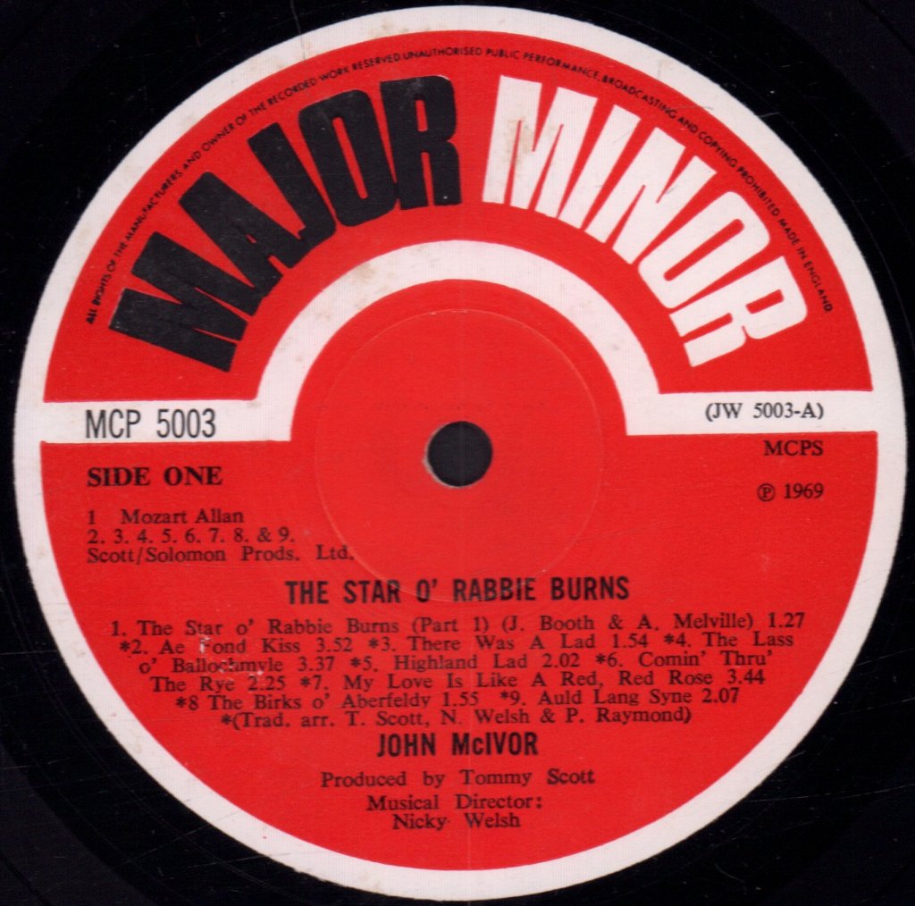 John McIvor - Star O' Rabbie Burns - Lp