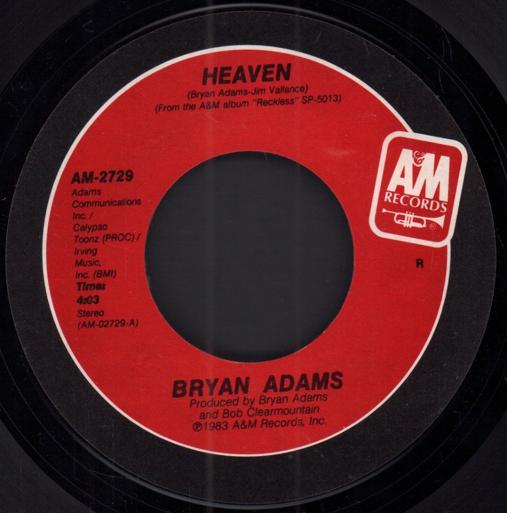 Bryan Adams - Heaven - 7 Inch