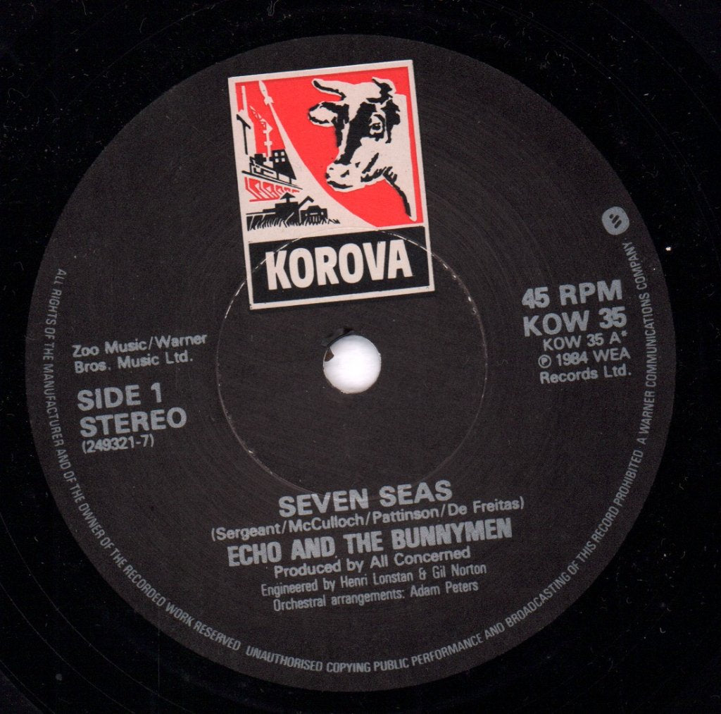 Echo And The Bunnymen - Seven Seas - Double 7 Inch