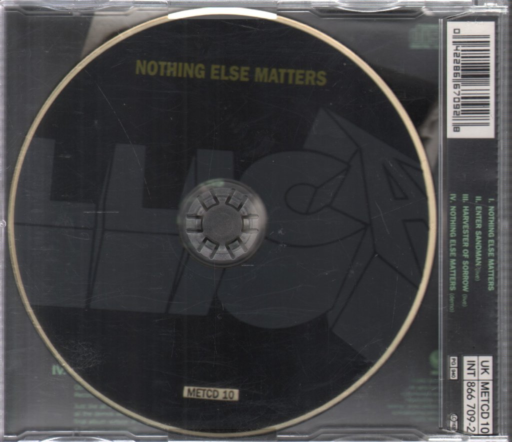Metallica - Nothing Else Matters - Cd