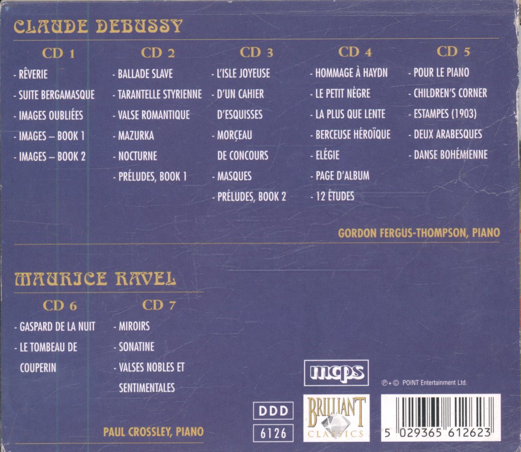 Various Artists - Debussy / Ravel - Complete Piano Music - Cd Set