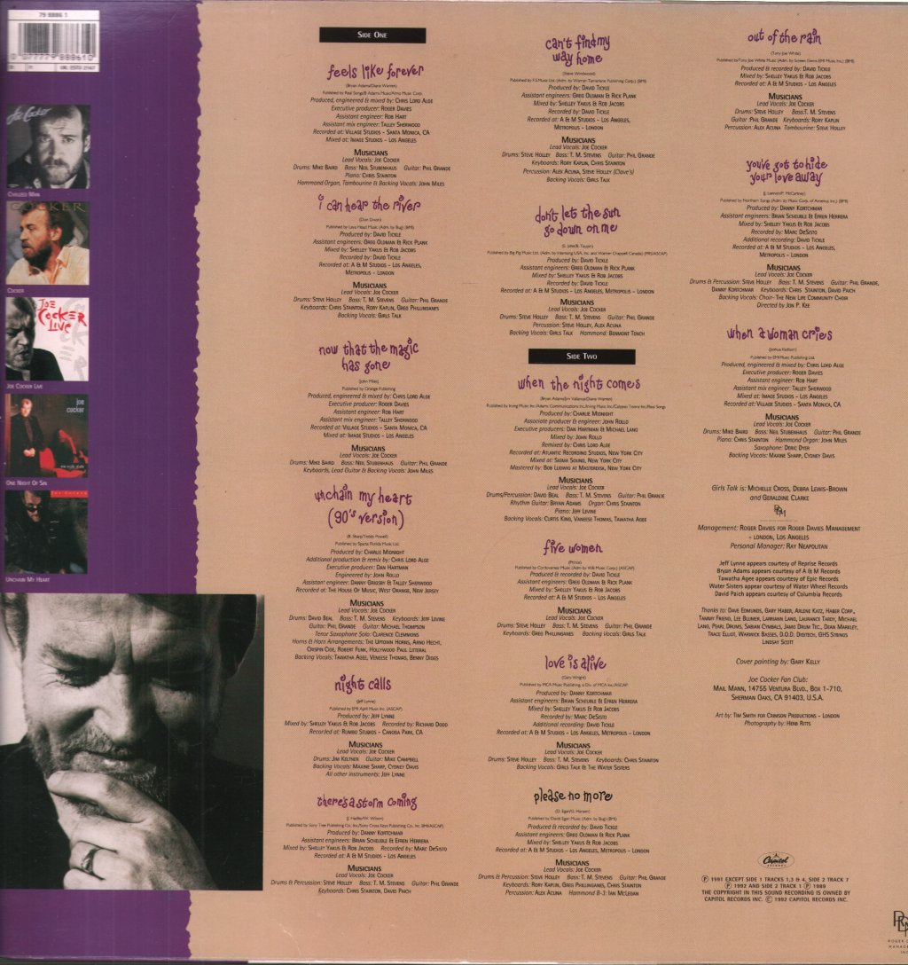 Joe Cocker - Night Calls - Lp