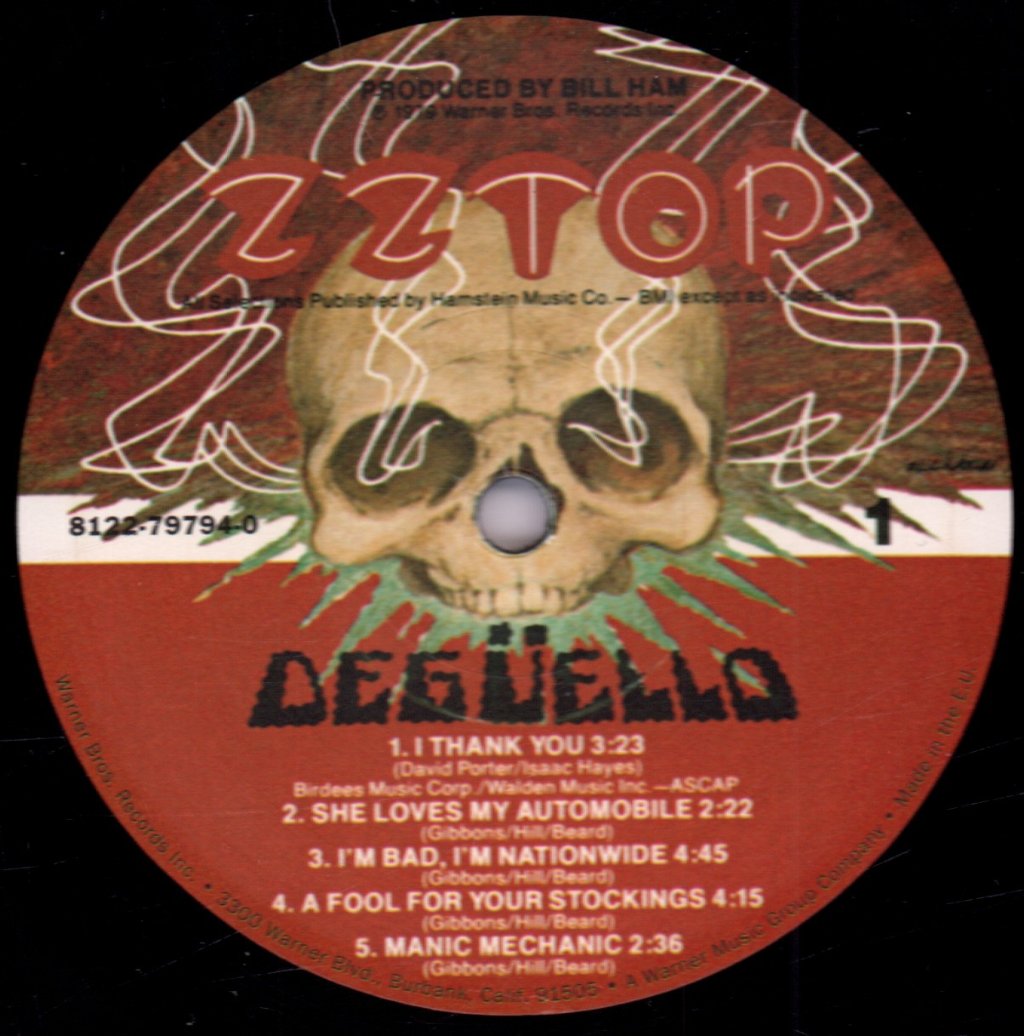 ZZ Top - Deguello - Lp