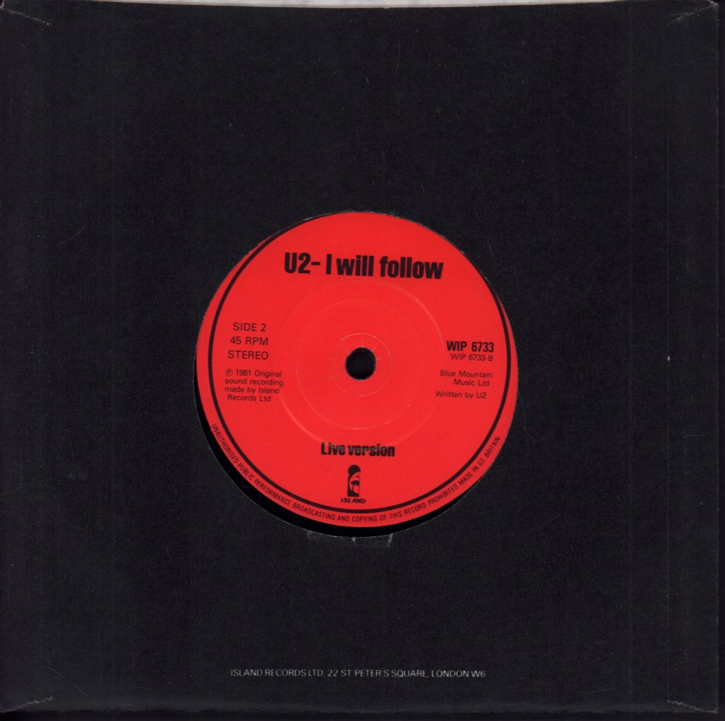 U2 - Gloria - 7 Inch