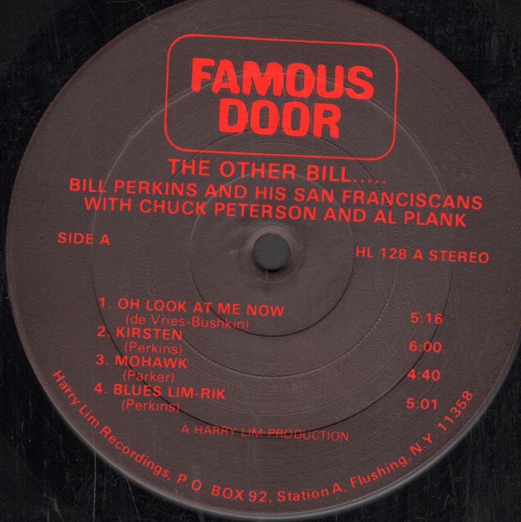Bill Perkins And His San Franciscans - Other Bill... - Lp