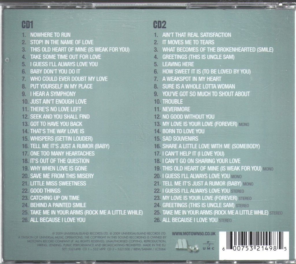 Isley Brothers - Motown Anthology - Double Cd