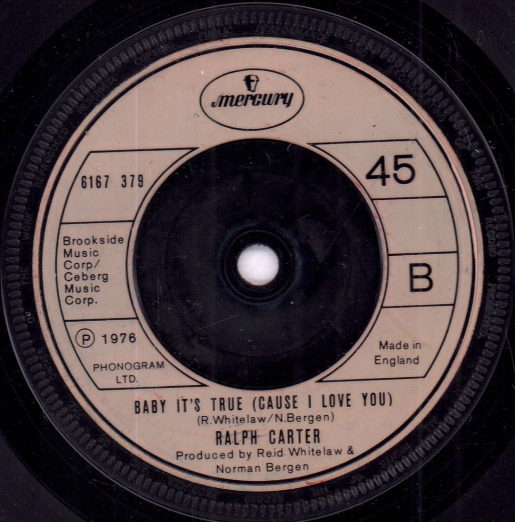 Ralph Carter - Love Is Like An Itching In My Heart - 7 Inch