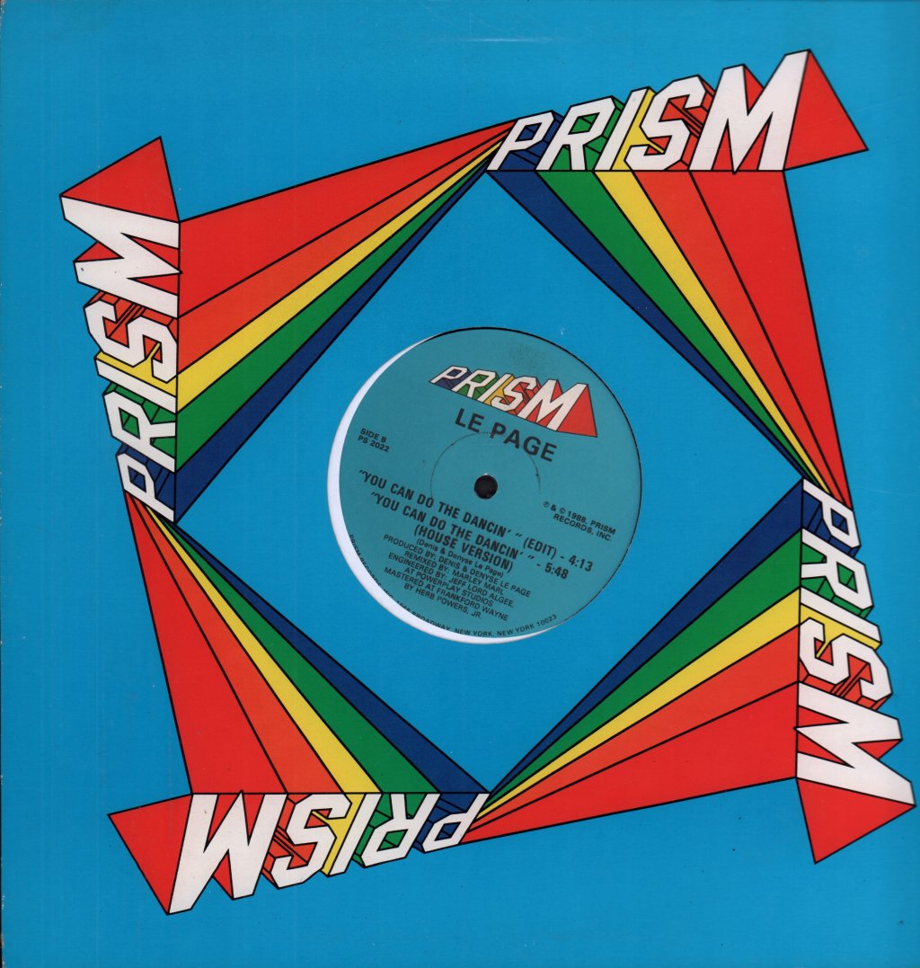 Le Page - You Can Do The Dancin' - 12 Inch