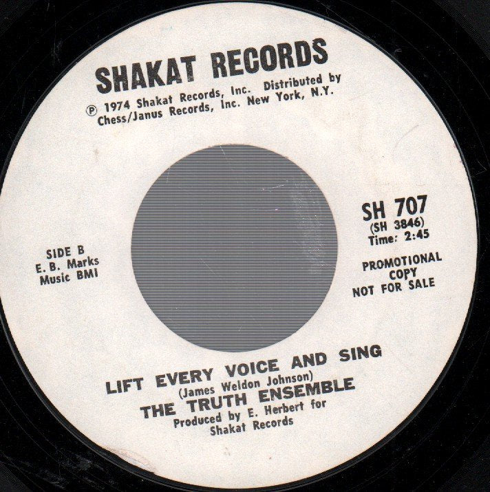 John Barfield With The Truth Ensemble - Blacks - 7 Inch
