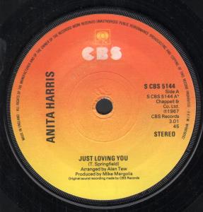 Anita Harris - Just Loving You - 7 Inch