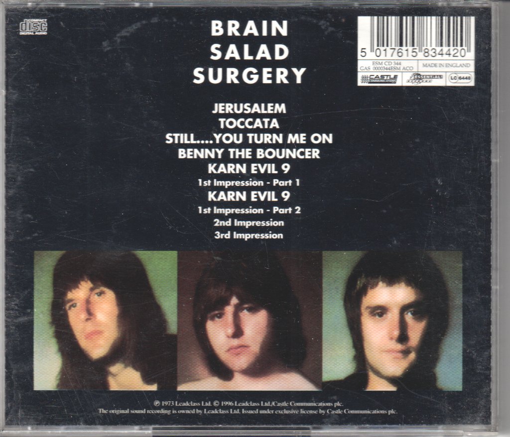 Emerson Lake And Palmer - Brain Salad Surgery - Cd