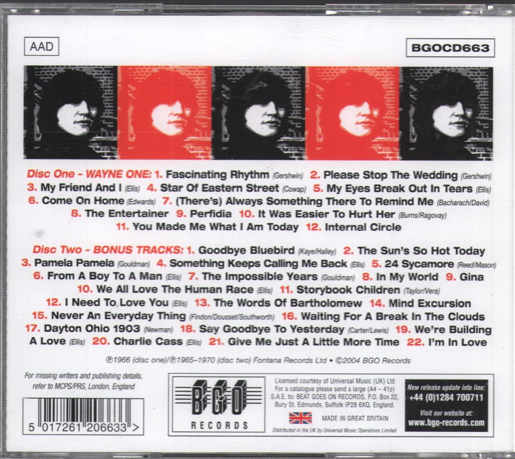 Wayne Fontana - Wayne One - Double Cd