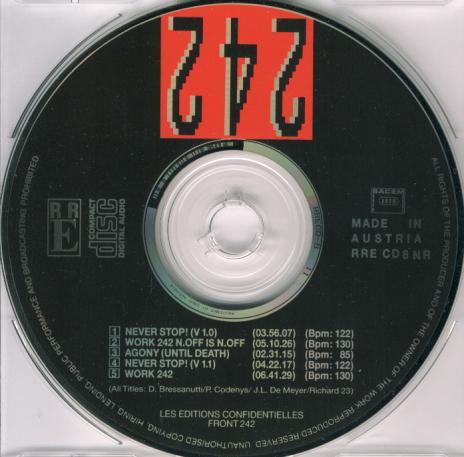 Front 242 - Never Stop! - Cd