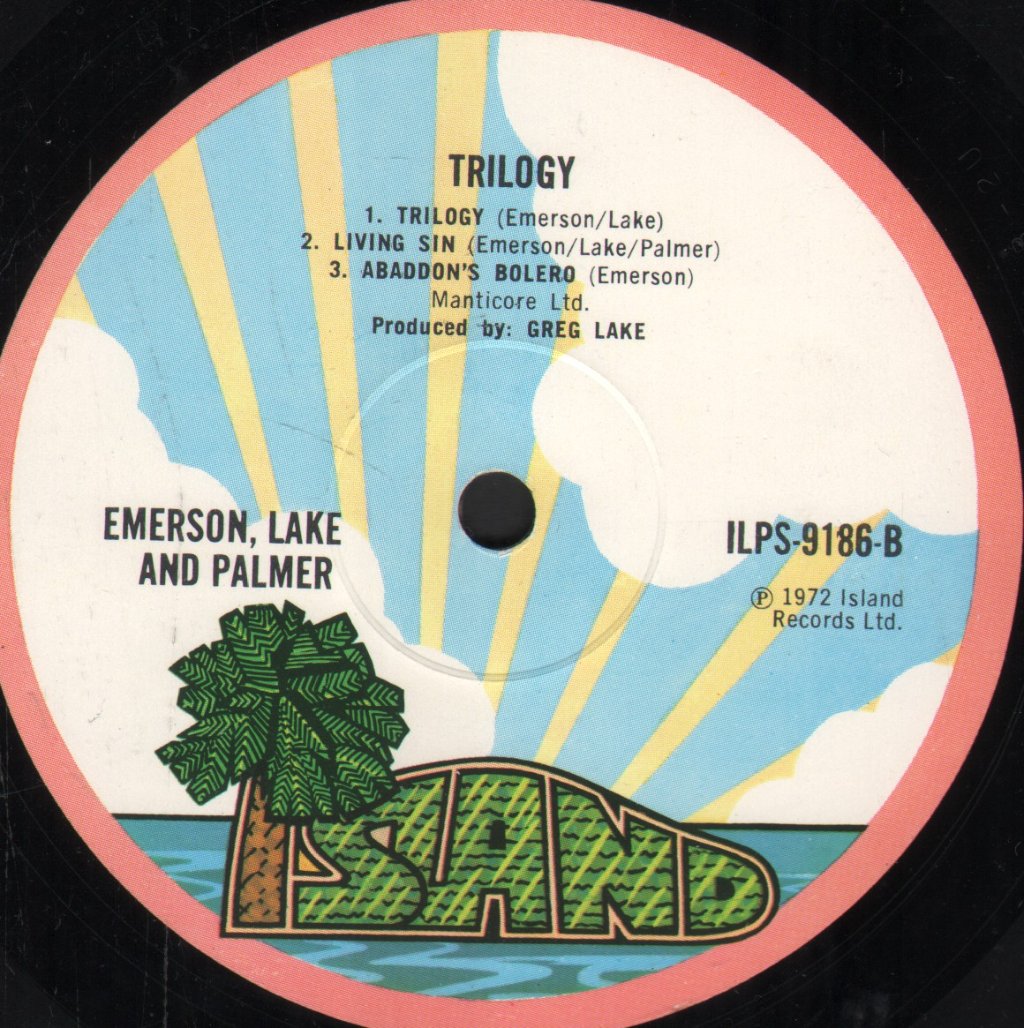 Emerson Lake And Palmer - Trilogy - Lp