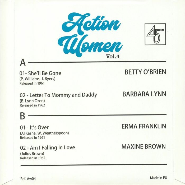 Various Artists - Action Women: A Female Soul Rhythm & Blues Explosion! Vol. 4 - 7 Inch
