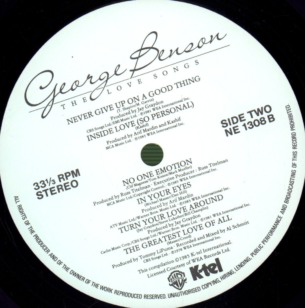 George Benson - Love Songs - Lp