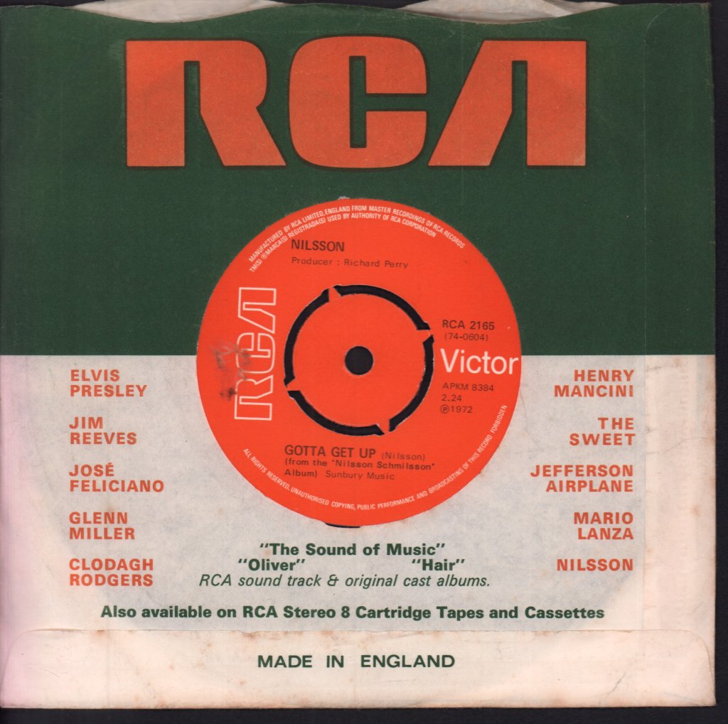 Nilsson - Without You - 7 Inch